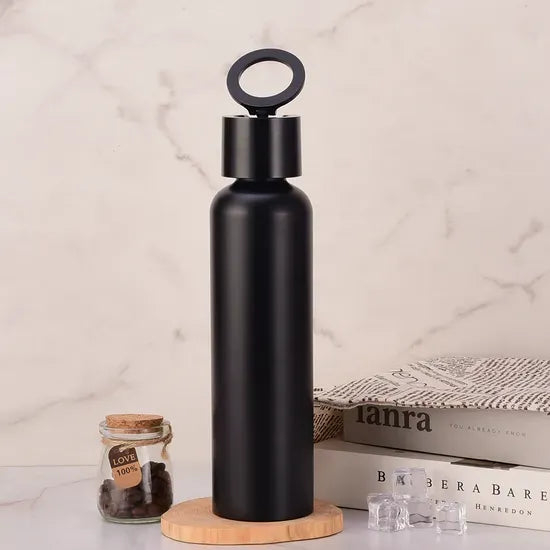 Vacuum Insulated Water Bottle with Holder   Random Colors